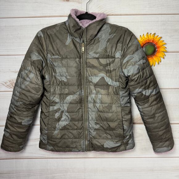 The North Face Mossbud Reversible Quilted Jacket Large 14/16 - Picture 1 of 5
